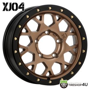 XTREME-J XJ04 16x5.5J 5/139.7 -5 MBBR マットブロンズブラックリム 新品ホイール1本価格 【代引き不可】｜tireshop4u