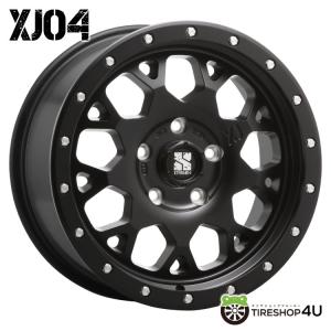 XTREME-J XJ04 16x6.5J 5/110 +35 SB サテンブラック 新品ホイール1本価格 【代引き不可】｜tireshop4u