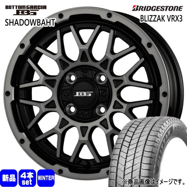 165/70R14 81Q ブリヂストン BLIZZAK VRX3 冬用 スタッドレスタイヤ BOT...
