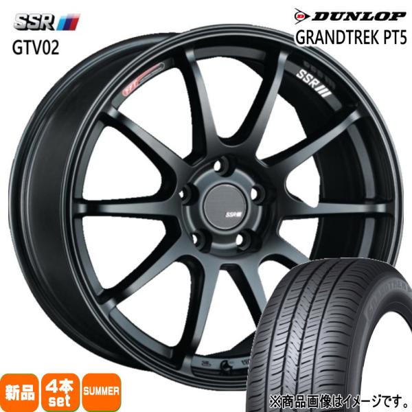 215/50R18 92V ダンロップ GRANDTREK PT5 夏用 サマータイヤ GTV02 ...