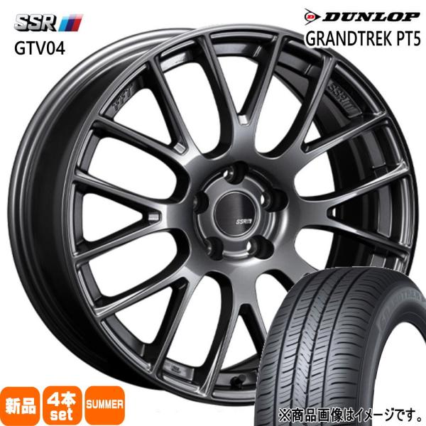 215/50R18 92V ダンロップ GRANDTREK PT5 夏用 サマータイヤ GTV04 ...