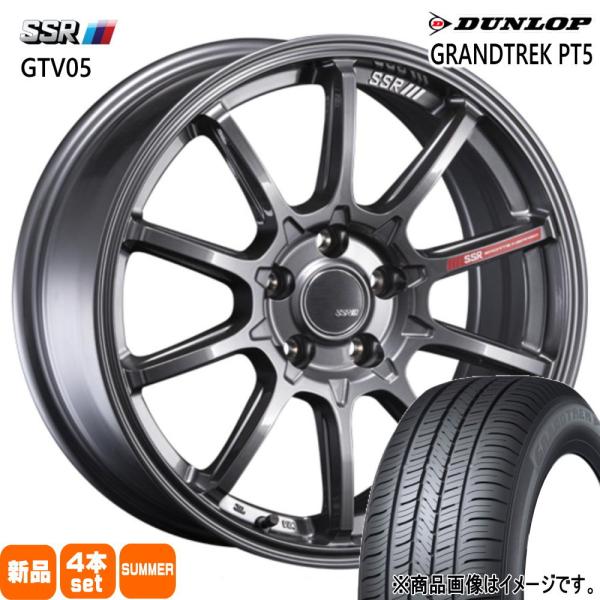 215/50R18 92V ダンロップ GRANDTREK PT5 夏用 サマータイヤ GTV05 ...