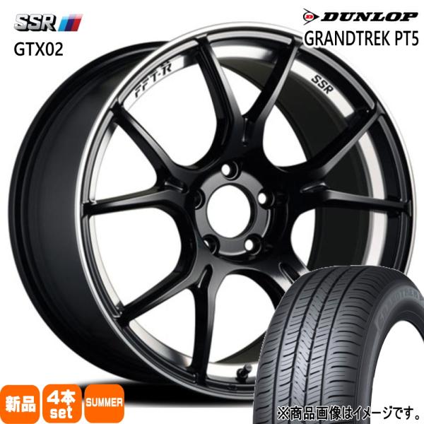 215/50R18 92V ダンロップ GRANDTREK PT5 夏用 サマータイヤ GTX02 ...