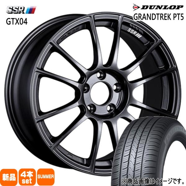215/50R18 92V ダンロップ GRANDTREK PT5 夏用 サマータイヤ GTX04 ...