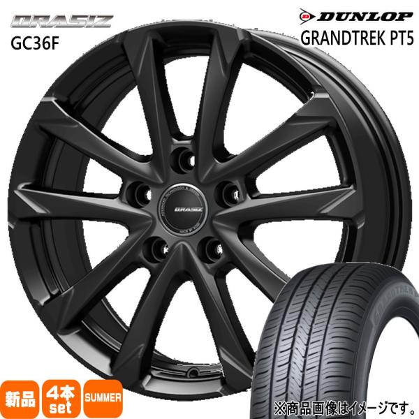 215/50R18 92V ダンロップ GRANDTREK PT5 夏用 サマータイヤ QRASIZ...