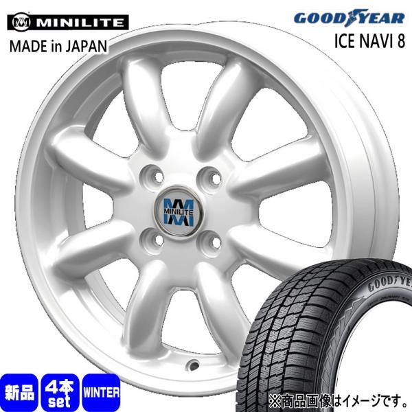 165/60R14 75Q グッドイヤー ICE NAVI 8 冬用 スタッドレスタイヤ MINIL...