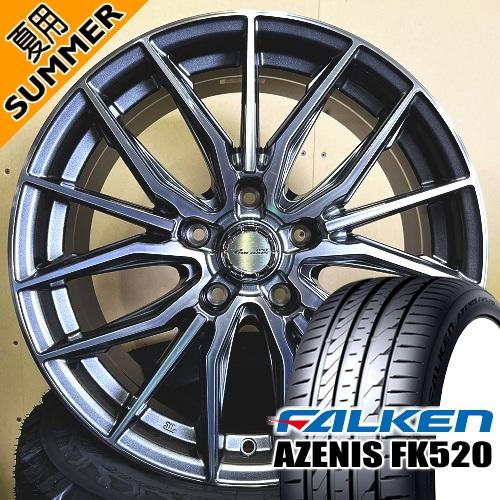 クラウン カムリ ティアナ J32 ファルケン FK520 225/40R19 夏タイヤ Preci...