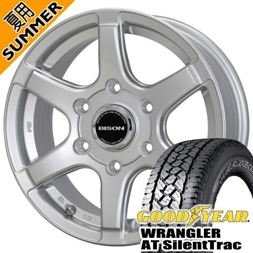 プラド FJクルーザー グッドイヤー A/T サイレント 275/65R17 夏タイヤ BISON ...