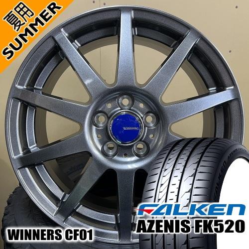 アコード ジェイド ファルケン FK520 235/40R18 夏タイヤ ウィナーズ CF01 18...