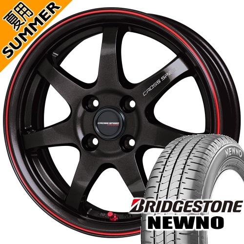 キューブ マーチ ブリヂストン NEWNO 175/60R15 夏タイヤ CROSS SPEED C...