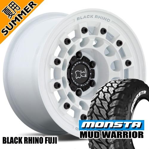 BLACK RHINO FUJI FJクルーザー モンスタ マッドウォーリア M/T 265/70R...