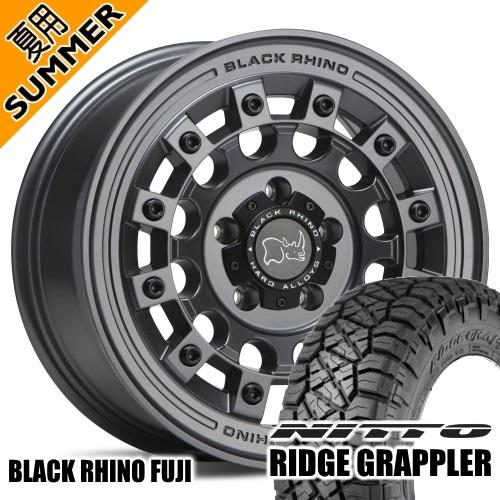 BLACK RHINO FUJI ハイラックス プラド ニットータイヤ RIDGE GRAPPLER...