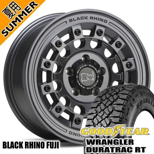 BLACK RHINO FUJI プラド FJクルーザー グッドイヤー WRANGLER DURAT...