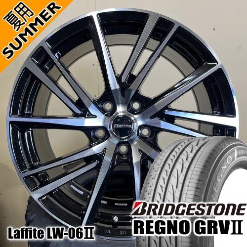 オデッセイ ヴェゼル ブリヂストン レグノ GRV2 215/55R17 夏タイヤ Laffite ...