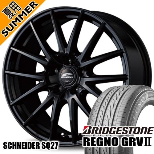 オデッセイ ヴェゼル ブリヂストン レグノ GRV2 215/55R17 夏タイヤ SCHNEIDE...