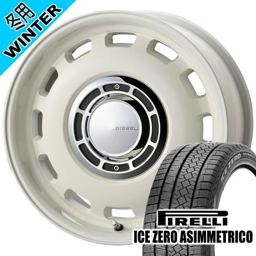 120系 ラクティス ピレリ ICE ZERO ASIMMETRICO 175/65R15 冬タイヤ...