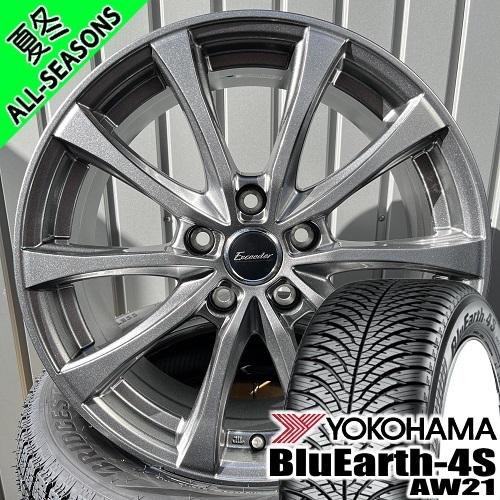 プリウス プレミオ アリオン ヨコハマ BluEarth-4S 185/65R15 オールシーズンタ...