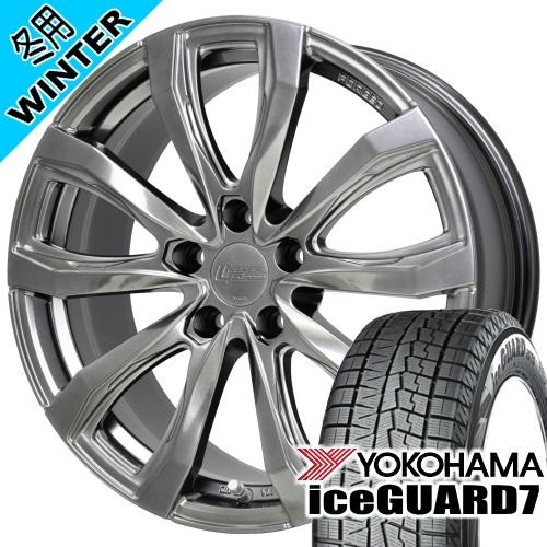 クラウンクロス 専用 ヨコハマ iceGUARD7 IG70 225/60R18 冬タイヤ Stic...