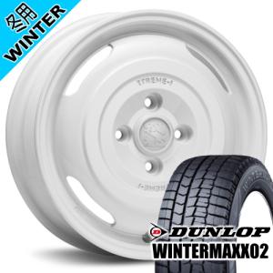 MLJ XTREME-J JOURNEY ソリオ デリカD:2 ダンロップ WINTERMAXX02 WM02 165/70R14 冬タイヤ 14×4.5J 4穴 4/100 14インチ｜tireshop78