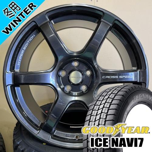 86 BRZ プリウス etc グッドイヤー ICE NAVI7 215/40R18 冬タイヤ CR...