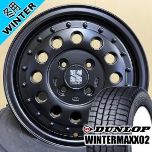 MLJ XTREME-J RUGGED ソリオ デリカD:2 ダンロップ WINTERMAXX02 WM02 165/70R14 冬タイヤ 14×5.0J 4穴 4/100 14インチ｜tireshop78