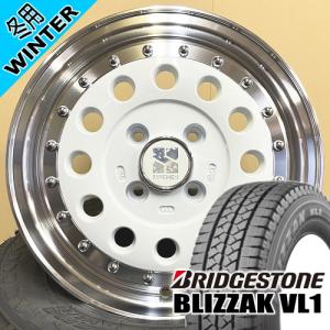 MLJ XTREME-J RUGGED NV200 バネット M20 VM20 ブリヂストン BLIZZAK VL1 165R14 8PR 冬タイヤ 14×5.0J 4穴 4/114.3 14インチ｜tireshop78