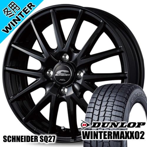 アクア フィット ダンロップ WINTERMAXX02 WM02 165/70R14 冬タイヤ SC...