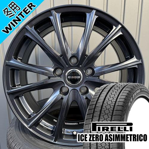 170系 シエンタ ピレリ ICE ZERO ASIMMETRICO 185/60R15 冬タイヤ ...