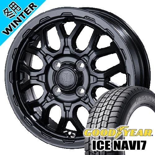 ハスラー デリカミニ エブリィ ハイゼット グッドイヤー ICE NAVI7 165/60R15 冬...