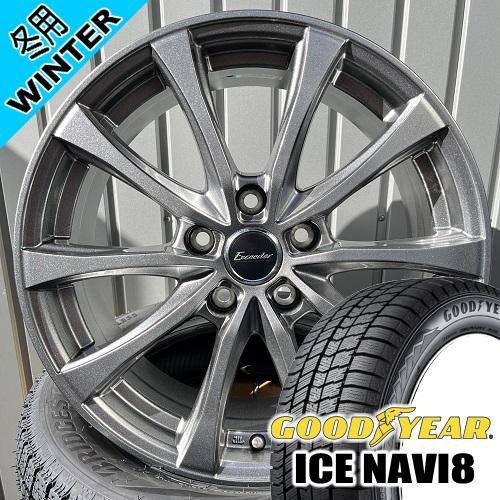 ヴェルファイア エルグランド E51 グッドイヤー ICE NAVI8 215/60R17 冬タイヤ...