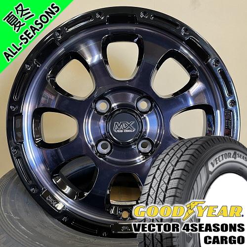 アトレー ハイゼット サンバー グッドイヤー VECTOR 4s CARGO 145/80R12 8...