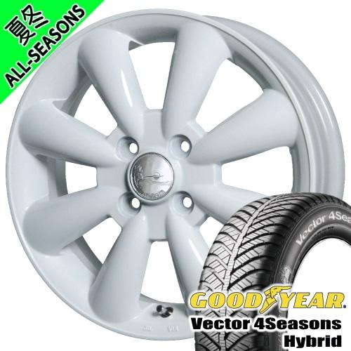 アトレー etc グッドイヤー Vector 4s Hybrid 165/65R13 オールシーズン...