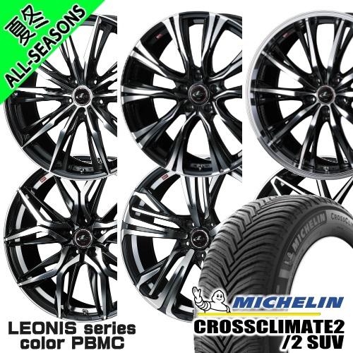 選べる weds LEONIS ヴォクシー エスクァイア ノア ミシュラン CROSSCLIMATE...