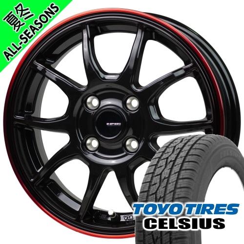 ハスラー ハイゼット エブリィ アゲ車 トーヨータイヤ CELSIUS 165/65R14 オールシ...