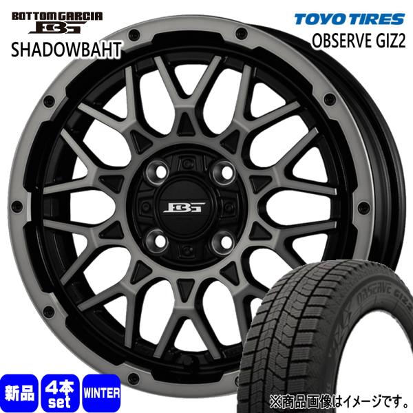 タフト ハスラー トーヨータイヤ OBSERVE GIZ2 165/65R15 冬タイヤ BG SH...