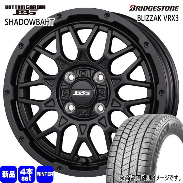 ソリオ デリカD:2  ブリヂストン 165/70R14 81Q BLIZZAK VRX3 冬用 ス...