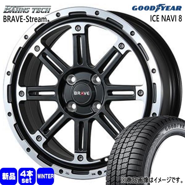 ハスラー デリカミニ エブリィ ハイゼット グッドイヤー ICE NAVI8 165/60R15 冬...