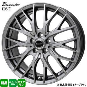 HOT STUFF ホイール4本セット Exceeder E05II 17インチ 7.0J PCD