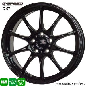 4本セット 15インチ エスクァイア ノア フリード 5穴車 6.0J +53 5/114.3 G・Speed G-07  新品 ホイールのみ