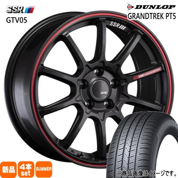60系 プリウス  ダンロップ 215/50R18 92V GRANDTREK PT5 夏用 サマー...