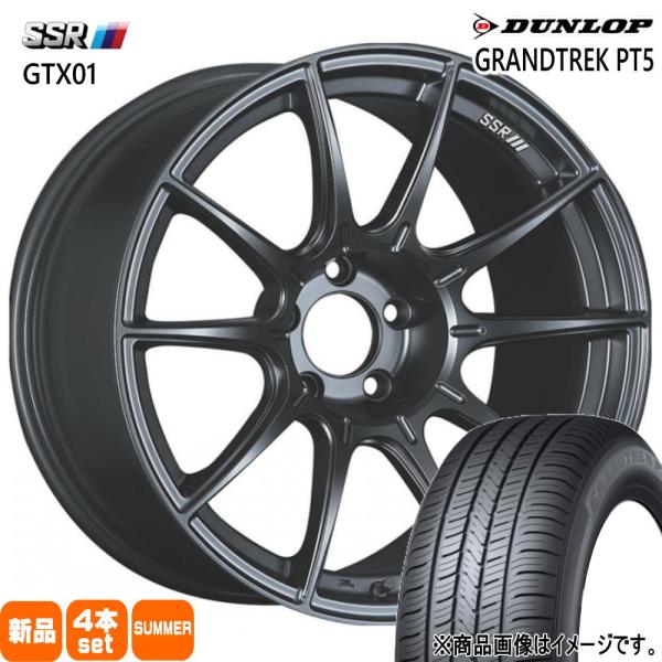 60系 プリウス  ダンロップ 215/50R18 92V GRANDTREK PT5 夏用 サマー...