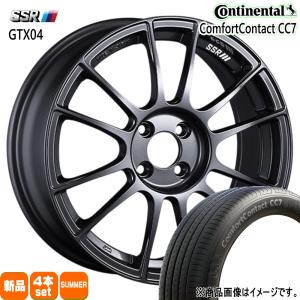 MAZDA2 K10アクア フィットクロスター 185/60R16 86H コンチネンタル CC7 夏用 サマータイヤ SSR GTX04