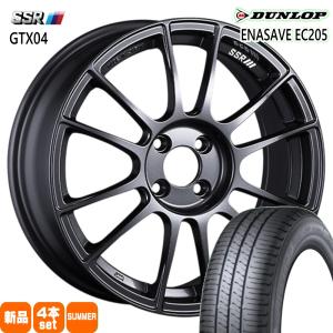 MAZDA2 K10アクア フィットクロスター 185/60R16 86H ダンロップ EC205 夏用 サマータイヤ SSR GTX04