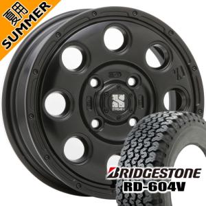 エブリィ キャリー ハイゼット etc ブリヂストン RD-604V 145/80R12 80/78 LT規格 夏タイヤ MLJ XTREME-J KK03 12×3.50B 4穴 4/100 12インチ｜tireshop78