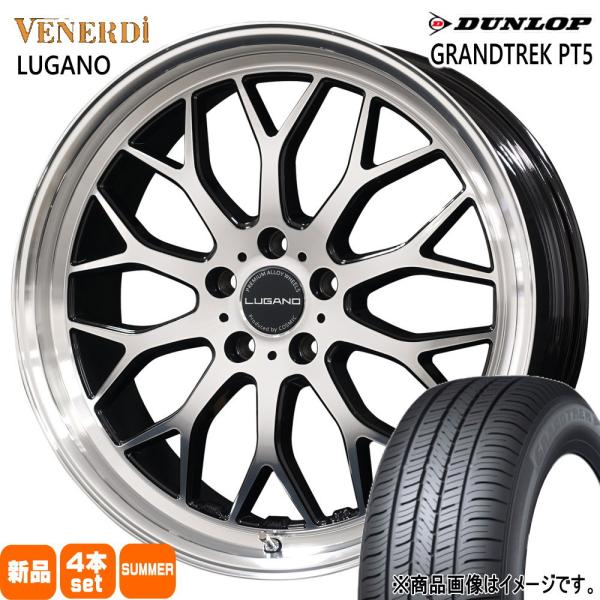60系 プリウス  ダンロップ 215/50R18 92V GRANDTREK PT5 夏用 サマー...