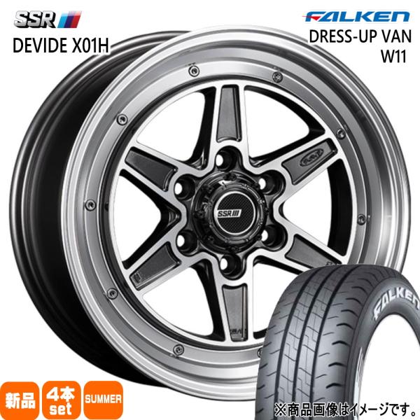 200系 専用 ファルケン W11 215/65R16 109/107 夏タイヤ SSR DEVID...