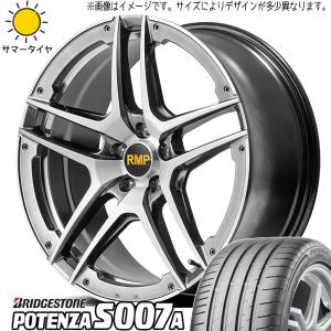 225/45R18 カムリ クラウン BS ポテンザ S007A RMP 025SV 18インチ 7.0J +40 5H114.3P サマータイヤ ホイールセット 4本｜tireshop