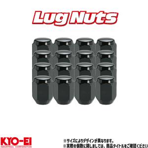 KYO-EI ラグナット ホイール ナット ブラック 24個入 M12 P1.5 21HEX 60°テーパー 全長31ｍｍ 箱無し｜オールテレーン(タイヤ&ホイール専門店)