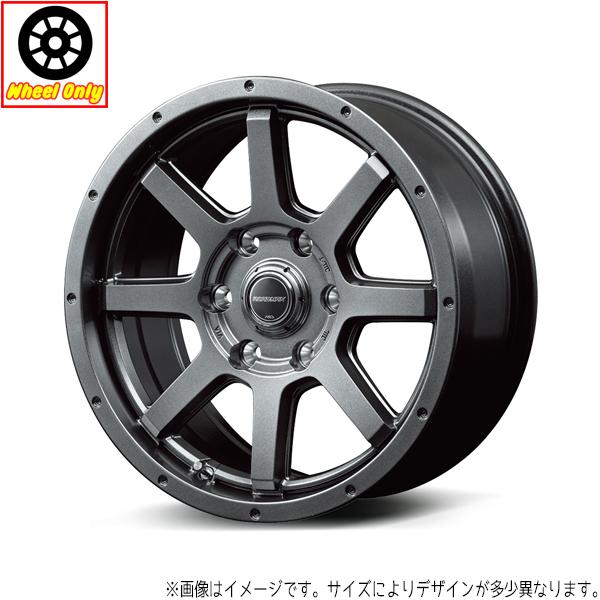 アルミホイール 4本 16インチ マッドライダー メタリックグレー 16x5.5J +22 5H13...