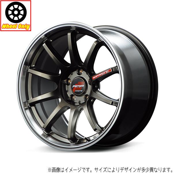 18インチ アルミホイール 5穴 100 RMP レーシング R10 8J +45 プリウス ツライ...